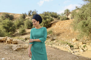 דגם לילה כובע ברט ברוקרד שחור