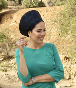 כובע ברט אלגנטי שחור לנשים